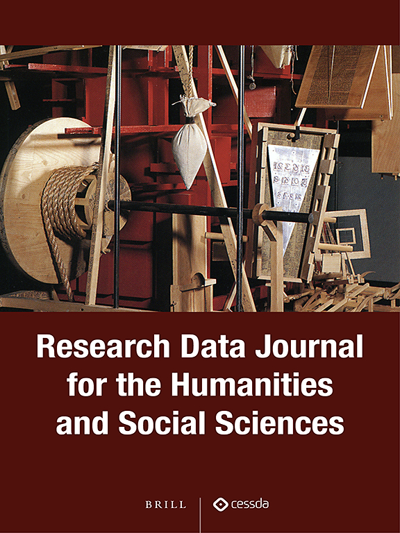 Go to journal home page - Research Data Journal for the Humanities and Social Sciences